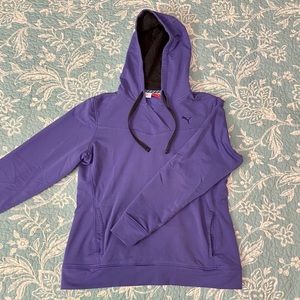 Puma Hooded Sweatshirt Purple